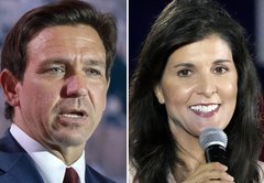 Live fact-checks from Republican candidates Ron DeSantis and Nikki Haley’s CNN debate in Iowa