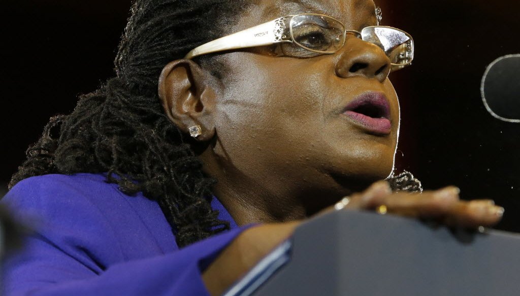 U.S. Rep. Gwen Moore, D-Milwaukee, called out Senate Majority Leader Mitch McConnell, R-Ky., on Twitter.
