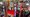 Members of the public watch Pete Buttigieg's closing statement at a Fox News town hall in Des Moines, Iowa, on Jan. 26, 2020. (Tina Dyakon/PolitiFact)